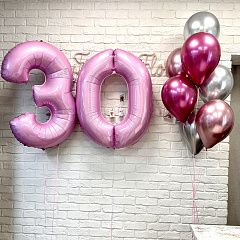 Гелиевые шары на 30 лет